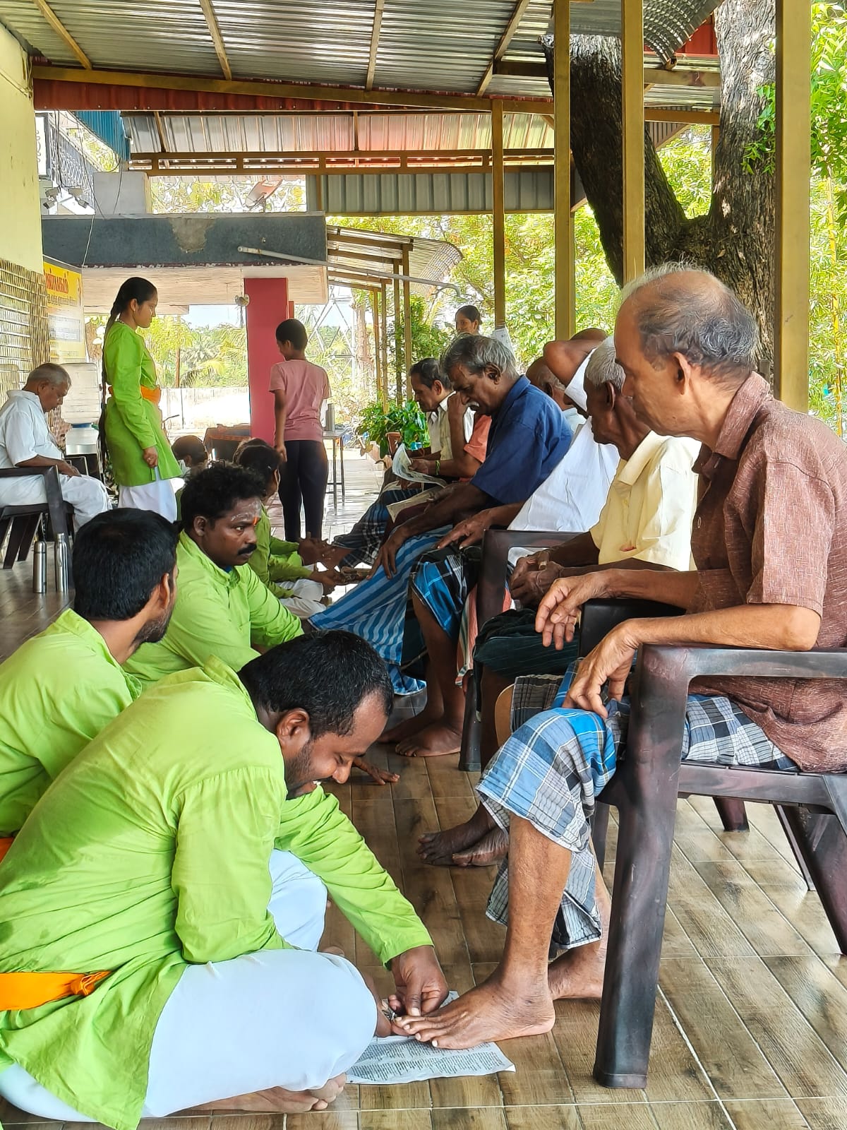 Welfare Service Held at Manjini Village